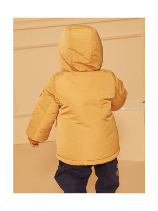 Sergent Major Kids Casual Jacket with Hood Yellow