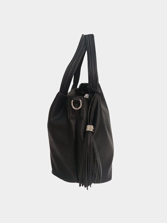 Chris Borsa Damen Tasche Tote Hand Schwarz