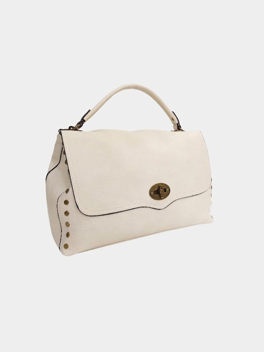 Chris Borsa Damen Umschlagtasche Beige