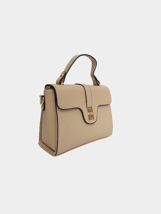 Chris Borsa Damen Umschlagtasche Beige