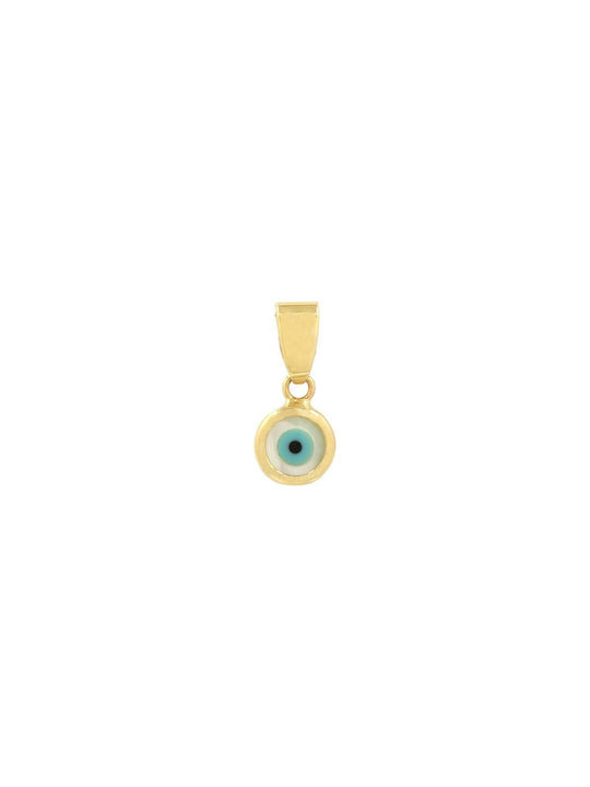 Q-Jewellery Charm Eye from Gold 14K