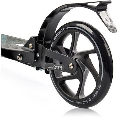 Meteor Kids Scooter Foldable Hamburg 2-Wheel Black