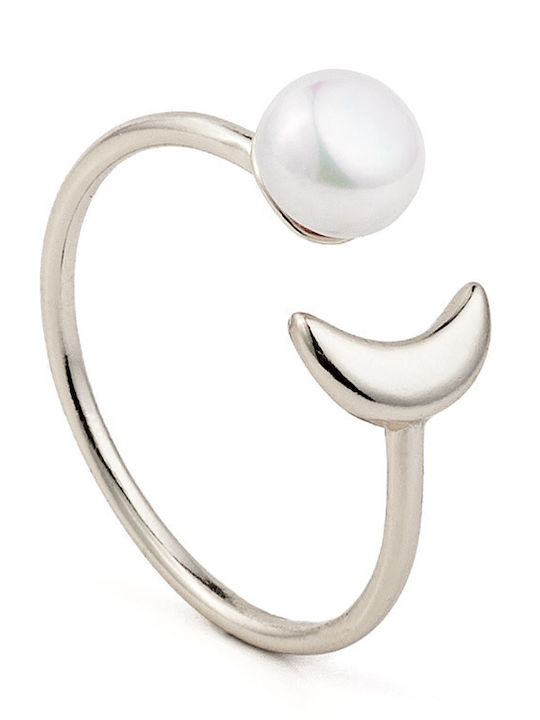 George Art Jewels Femeie Inel cu Perle din Argint