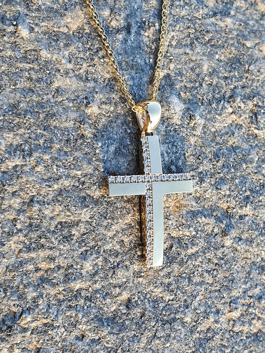 Papadopoulos Gold Damen Gold Kreuz 14K
