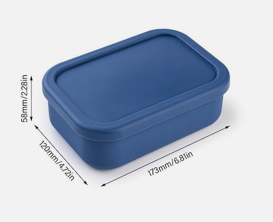 Baby Donkey Baby Food Plate made of Silicone Light Blue