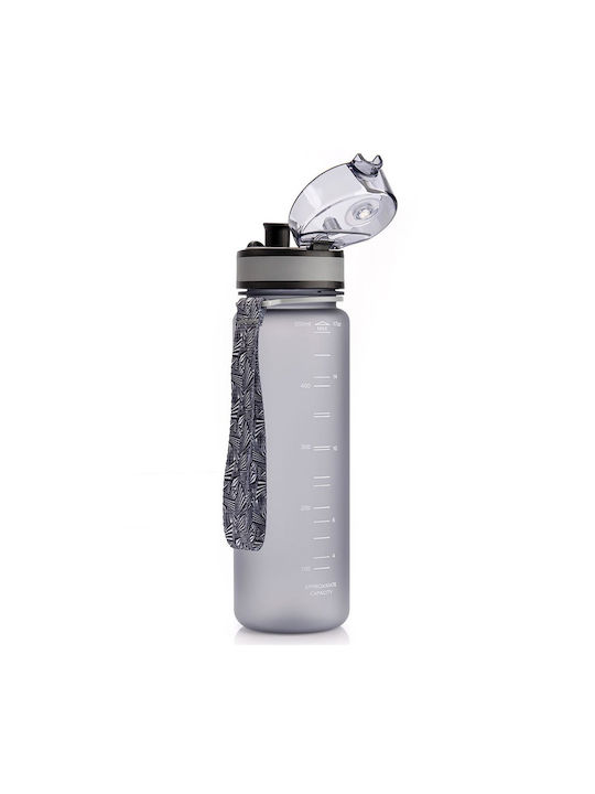 Meteor Αθλητικό Παγούρι 500ml Γκρι