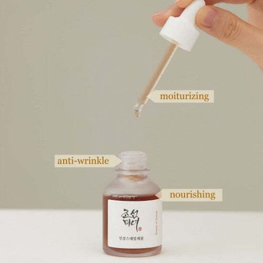 Beauty of Joseon Revive Ginseng + Snail Mucin Moisturizing & Anti-aging Essence Face with Snail Secretion for Firming & Revitalization 30ml