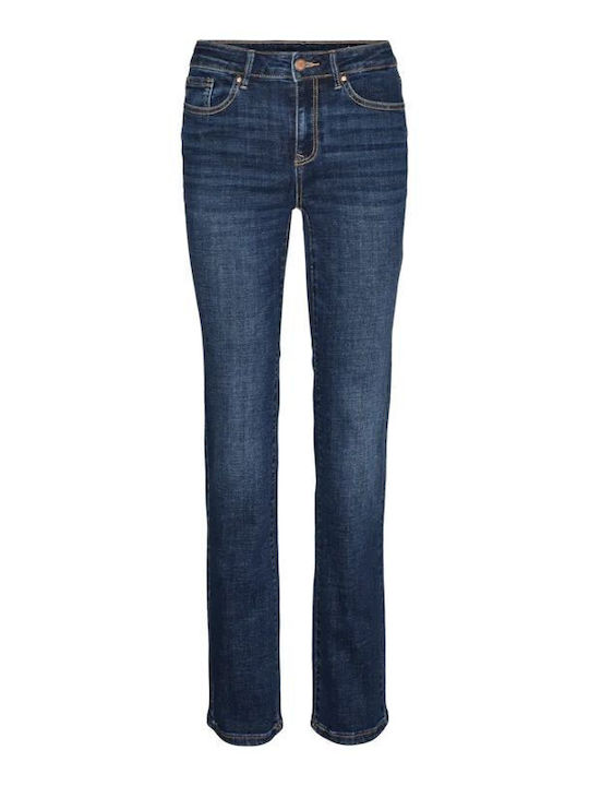 Γυναικείο Jean Παντελόνι σε Ίσια Γραμμή Dark Blue