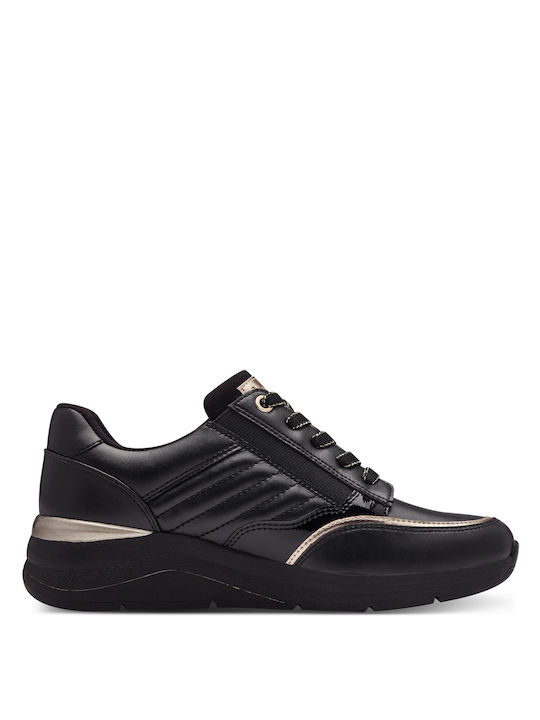 Jana Damen Anatomisch Sneakers BLACK