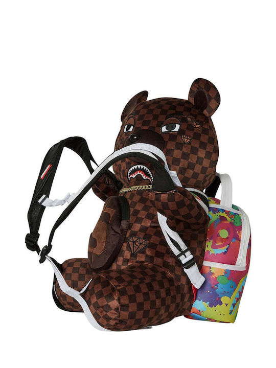 Sprayground Bear Wearing Backpack Αδιάβροχο 34lt Καφέ