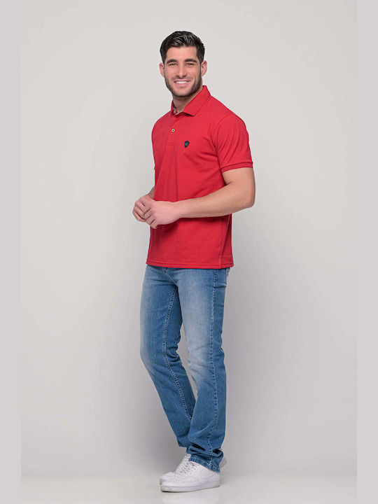 Everbest Men's Blouse Polo RED