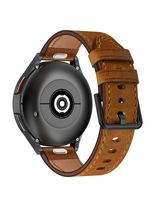 Curea din piele pentru ceas Samsung Galaxy Watch 3 41mm 20mm Sx Connector Metal Button Switch Negru
