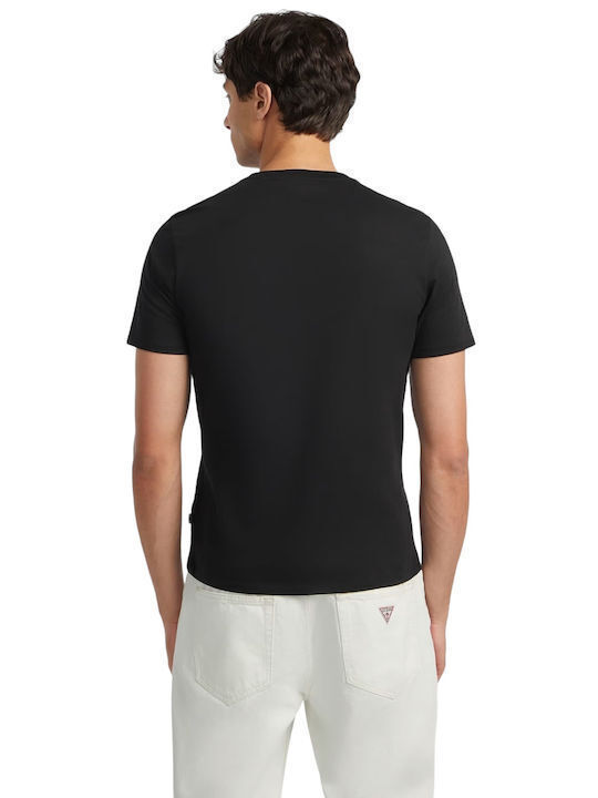 Guess Men's Short Sleeve T-shirt BLACK