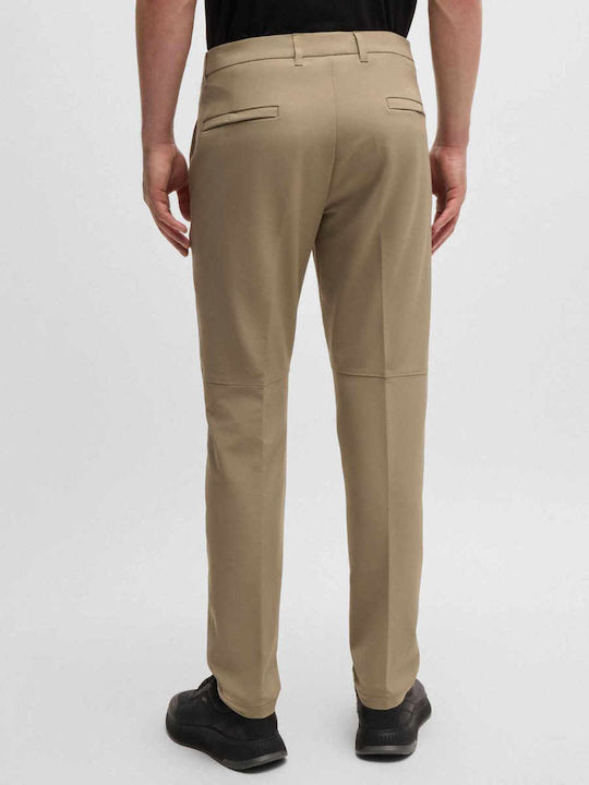 Hugo Boss Men's Trousers in Slim Fit Beige