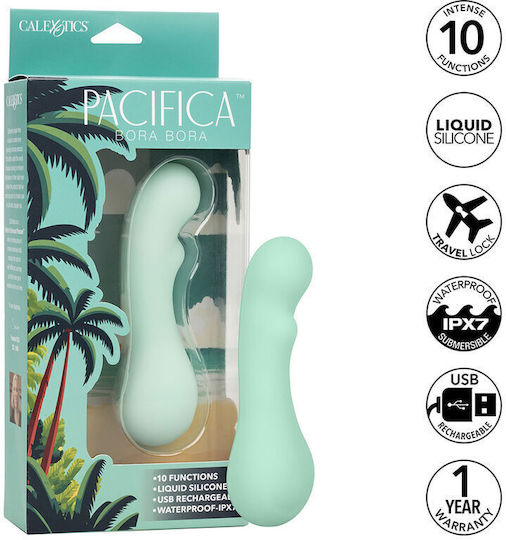 Calexotics Pacifica Bora Bora Stimulator Punct G 10 Vibrații Aqua Cod Produs D-241418