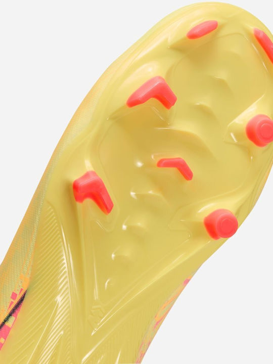 Ghete De Fotbal Pentru Copii Jr Mercurial Superfly 10 Academy Cu Crampoane Și Cu Soseta Albastre