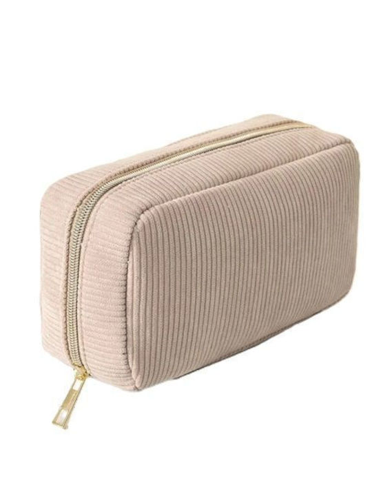 Bobby Warren Toiletry Bag in Beige color