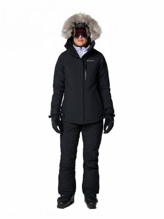 Columbia Alpine Ii Insulated 2085831-010 Γυναικείο Μπουφάν για Σκι & Snowboard Μαύρο