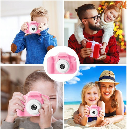 Compact Φωτογραφική Μηχανή 12MP Ροζ