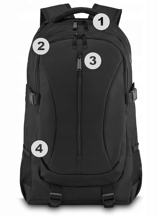 Zagatto Backpack Αδιάβροχο Μαύρο