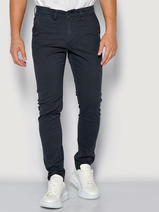 Brokers Jeans Ανδρικό Παντελόνι Chino σε Slim Εφαρμογή Marine