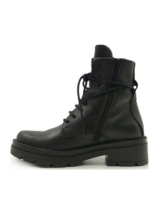Madison Leather Women's Ankle Boots Black