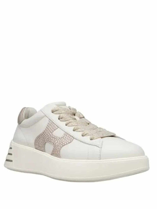 Hogan Rebel H564 Γυναικεία Sneakers Ecru