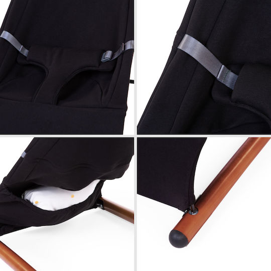 Childhome Manual Relax pentru Bebeluși Evolux Negru pentru Copil până la 9kg