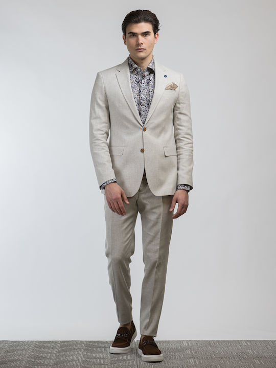 Lexton Men's Summer Suit Beige