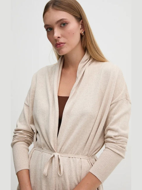 Women's Knitted Cardigan Beige