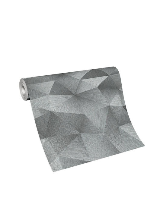 Wallpaper Wallpaper Triangles 3D Effect Grey 1021610 0,53cm x 10m