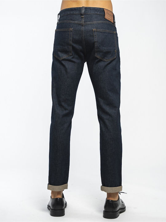 Hardy Men's Jeans Pants with Regular Straight Fit Blue