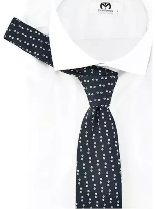 Makis Tselios Fashion Ανδρική Γραβάτα σε Μπλε Χρώμα