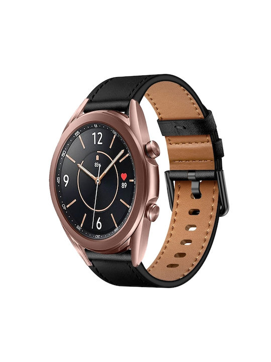 Armband Leder Rot (Galaxy Watch4/5/6/7/FE/4 Classic/6 Classic/5 Pro)