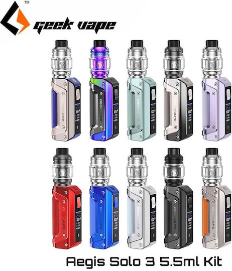 Geek Vape Aegis Solo 3 Kit Box Mod 5.5ml Negru