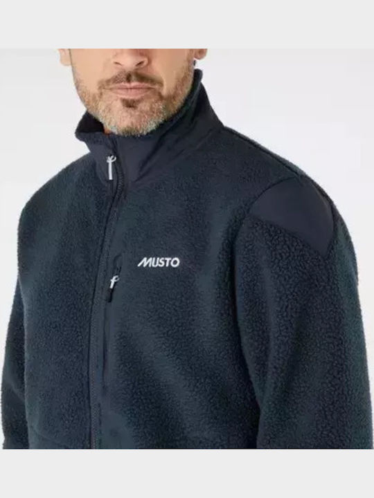 Herren Fleecejacke Navy
