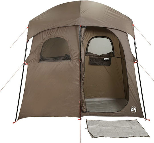 vidaXL Σκηνή Camping Τουαλέτας Καφέ