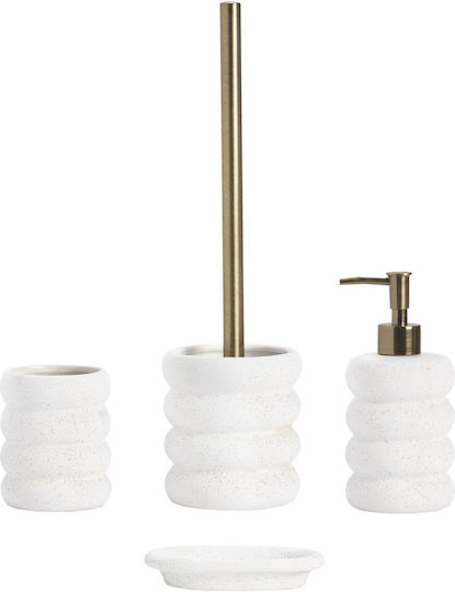 Andrea House Plastic Toilet Brush White