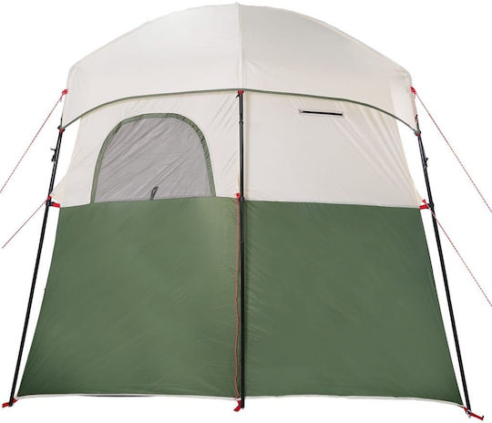 vidaXL Campingzelt Grün für 1 Person 256x136x225cm