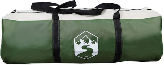 vidaXL Campingzelt Grün für 1 Person 256x136x225cm