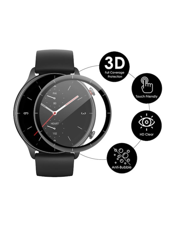 3d Full Coverage Soft Screen Protector pentru Amazfit GTR 3 1buc SYA001786601