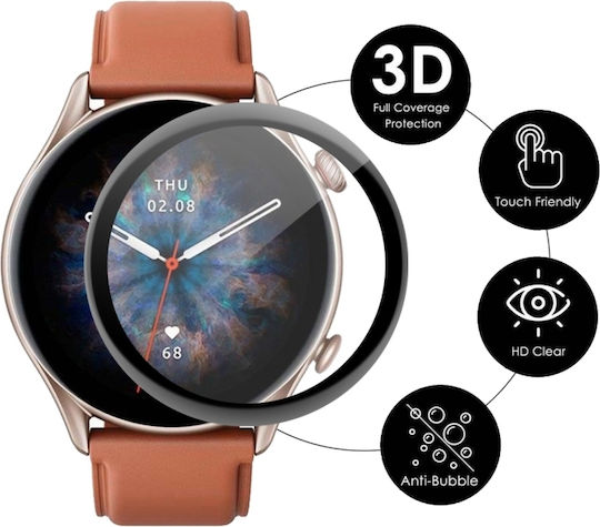3d Full Coverage Soft Displayschutzfolie für das Amazfit GTR 3 Pro 1Stück SYA001786701