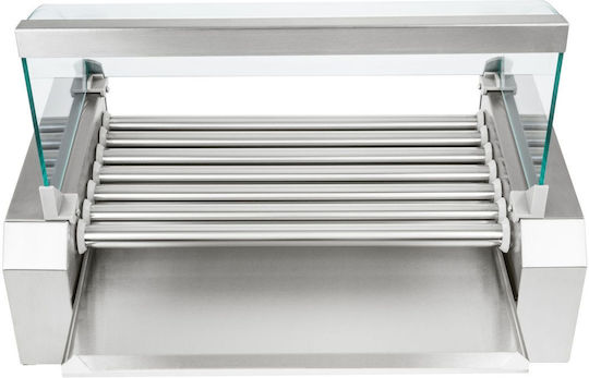 Roller Grill Lid Hot Dog Warmer 7 Rollers
