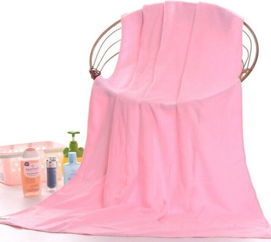 Beach Towel 75x150 Solid Color Seazone Pink