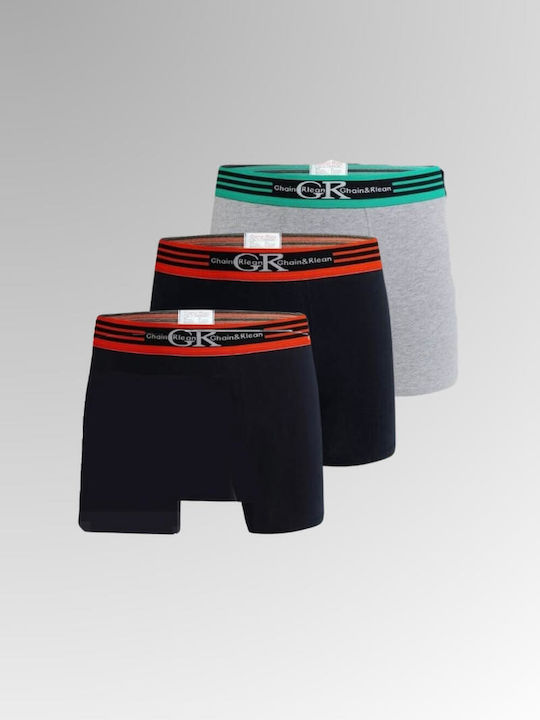 Uomo Men's Boxers 3Pack Colorful