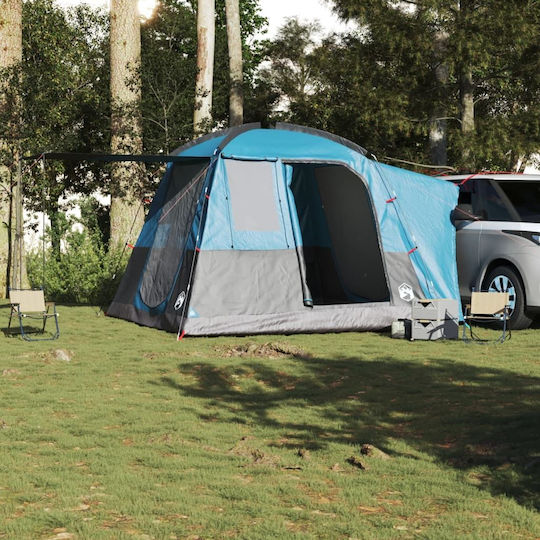 vidaXL Camping Tent Blue for 4 People 314x314x240cm