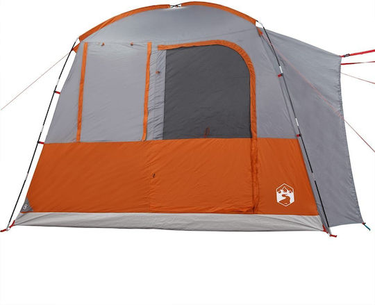 vidaXL Car Camping Tent Gray for 4 People 314x314x240cm