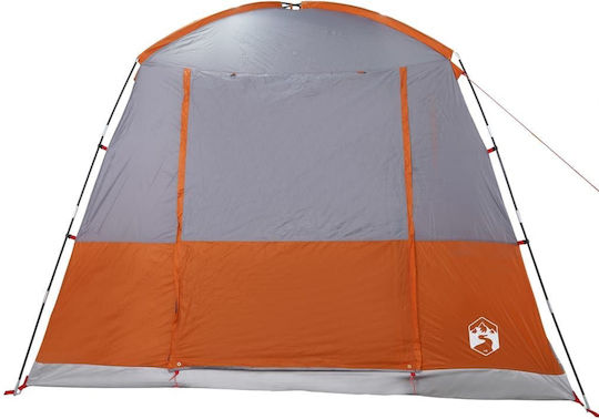vidaXL Car Camping Tent Gray for 4 People 314x314x240cm