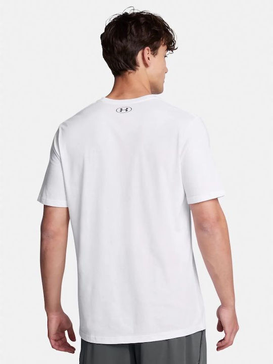 Under Armour Ανδρικό Αθλητικό T-shirt Κοντομάνικο Λευκό