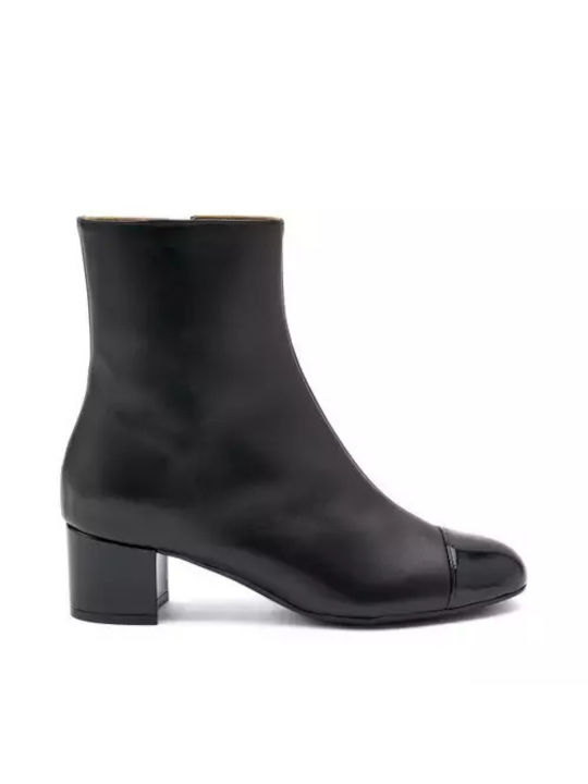 Frau Leather Women's Ankle Boots with Medium Heel Black